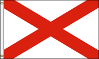 5 x 8 ft. Polyester Alabama Flag. Printed,Canvas Heading and Brass Grommets