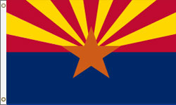 Arizona Flag PRINTED Polyester