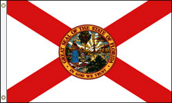 Florida Flag PRINTED Polyester