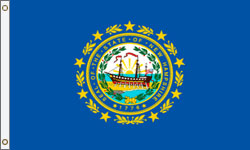 New Hampshire Flag PRINTED Polyester