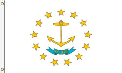 Rhode Island Flag PRINTED Polyester
