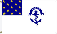 Rhode Island Regiment Flag PRINTED Nylon