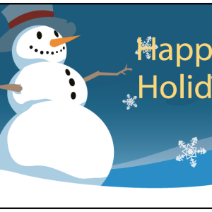 3 x 5 ft. Nylon Holiday Snowman Flag, Printed, Canvas Heading and Brass Grommets