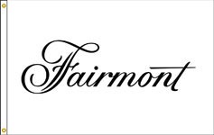 Fairmont Nylon Flag. Sewn, Double Sided, Canvas Heading and Brass Grommets