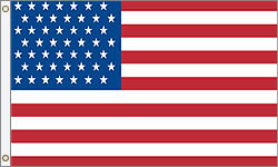 49 Star American Flag SEWN Nylon