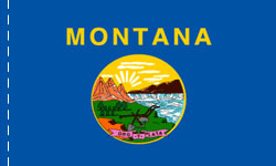 Montana Indoor Flag Plain, No Fringe