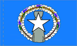 Northern Marianas Indoor Flag Plain, No Fringe