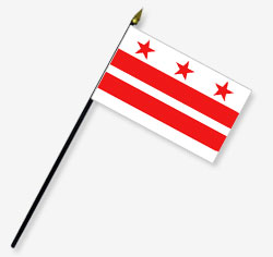 District of Columbia Stick Flag