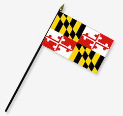Maryland Stick Flag