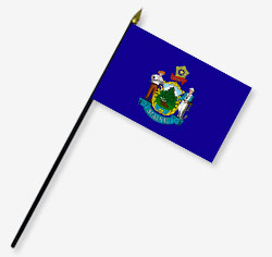 Maine Stick Flag