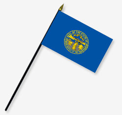 Nebraska Stick Flag