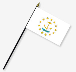Rhode Island Stick Flag