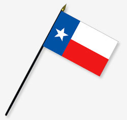 Texas Stick Flag
