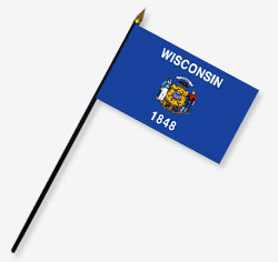 Wisconsin Stick Flag