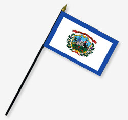 West Virginia Stick Flag