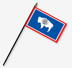 Wyoming Stick Flag