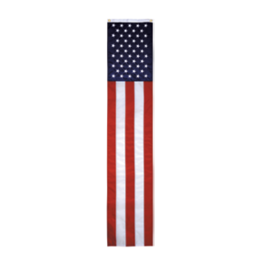 20 in. x 8 ft. Nylon 50-Star Pulldown. Embroidered Stars and Sewn Stripes