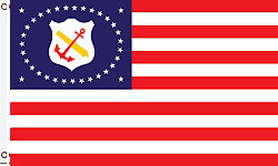 3 x 5 ft. Nylon Gen Burnside Flag. Printed, Canvas Heading and Brass Grommets