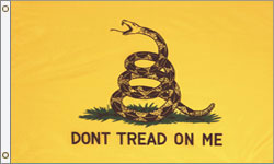 Gadsden Flag PRINTED Nylon