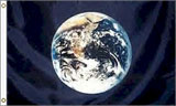 3 x 5 ft. Nylon Earth Flag, Printed, Canvas Heading and Brass Grommets