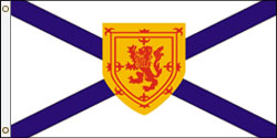 3 x 6 ft. Nylon Nova Scotia, Canada Flag. Printed, Canvas Heading and Brass Grommets