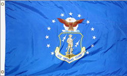 3 x 5 ft. U. S. Air Force National Guard, Nylon, Printed Heading & Grommets