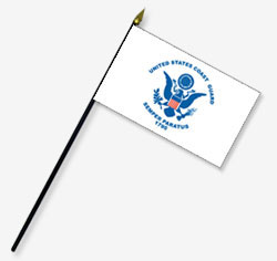 Coast Guard Stick Flag