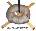 Crossbase & Water Weight . Holds A674 Teardrop Banner