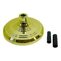 20 lb. Gold Uni Size Liberty Flag Stand.  Bore Diameter 1  to 1 1/4 in.