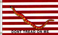 First Navy Jack Flag PRINTED Nylon