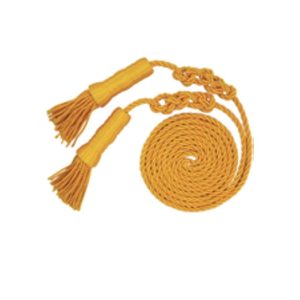 6 in. x  9ft. Golden Yellow Cord and Tassels