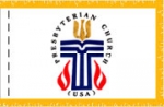 Presbyterian Indoor Flag with Fringe
