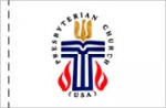 Presbyterian Indoor Flag Plain, No Fringe