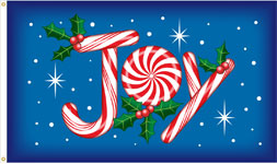 3 x 5 ft. Nylon Joy Flag, Printed with Canvas Heading & Brass Grommets