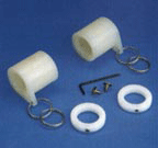 1 1/2 in. Never Furl Kit, 2 Piece, White