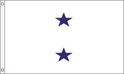 2 Star Rear Admiral Navy (Non-Seagoing) Outdoor Flags