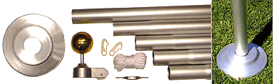 Sectional Aluminum Flag Poles