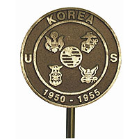 Korea Bronze Grave Marker. 21 in. Aluminum Rod