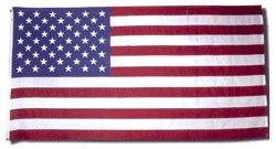 2 ft. 4 7/16 in. x 4 ft. 6 in. Cotton G Spec American Flag. Embroidered Stars and Sewn Stripes,