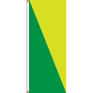 Nylon 2-Stripe Diagonal Tall Attention Flag, Your choice of color,