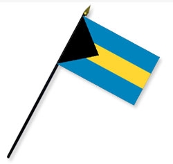 Bahamas Handheld Flags