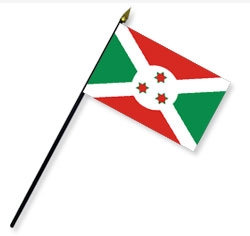 Burundi Handheld Flags