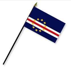 Cape Verde Handheld Flags
