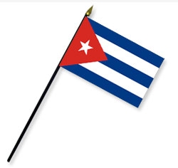 Cuba Handheld Flags