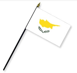 Cyprus Handheld Flags