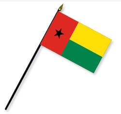 Guinea-Bissau Handheld Flags