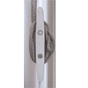 PH 12, Cut-to-Length Halyard, 3/8 in. Diameter, Silver, Solid Braid