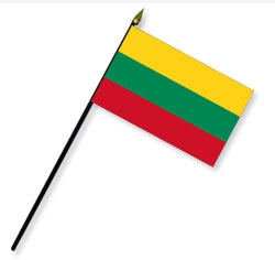 Lithuania Handheld Flags