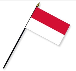 Monaco Handheld Flags