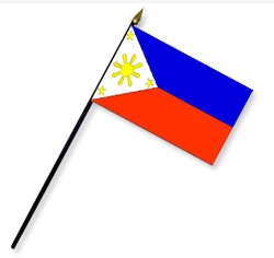Philippines Handheld Flags